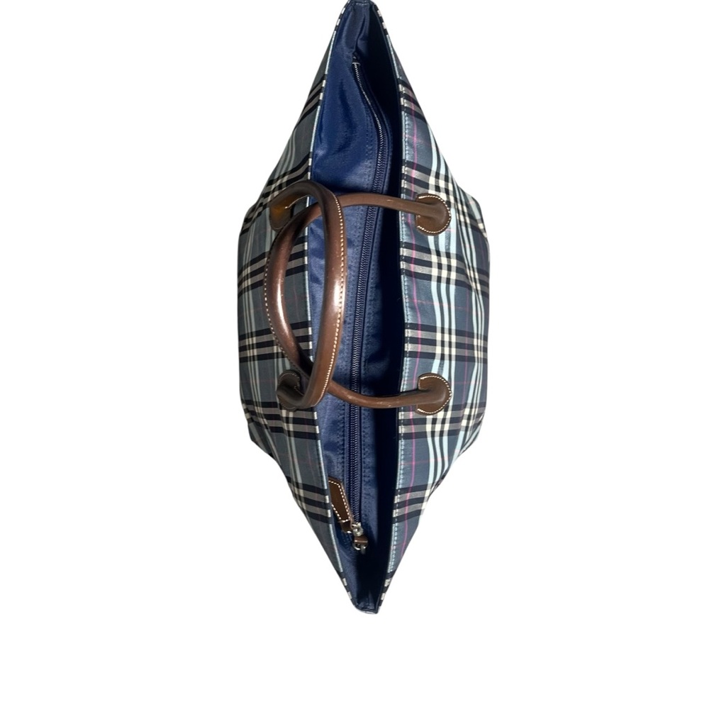 Burberry Blue Label Vintage Plaid Tote Bag – Rare Burberry Japan Line - Picture 16 of 16